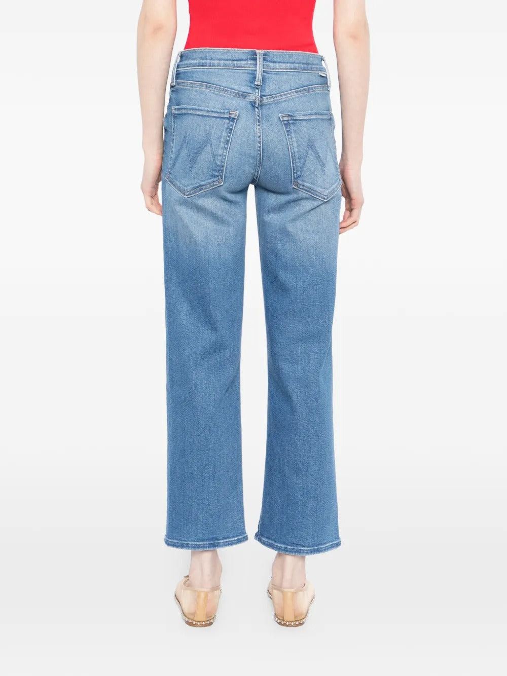 MOTHER THE MID RISE RAMBLER ZIP ANKLE