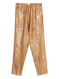 FORTE FORTE LUREX JACQUARD TROUSERS