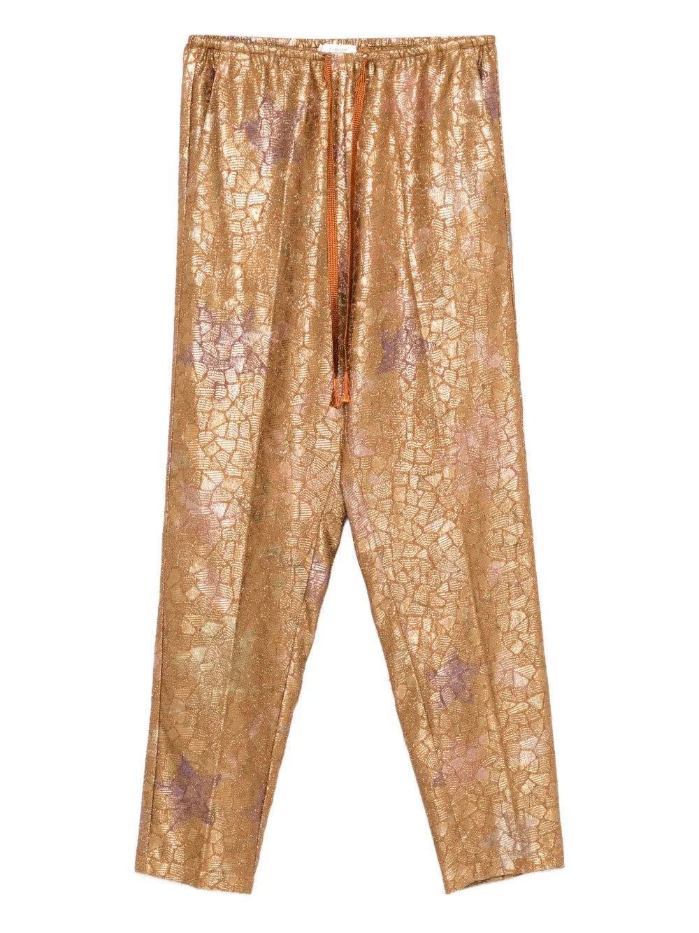 FORTE FORTE LUREX JACQUARD TROUSERS
