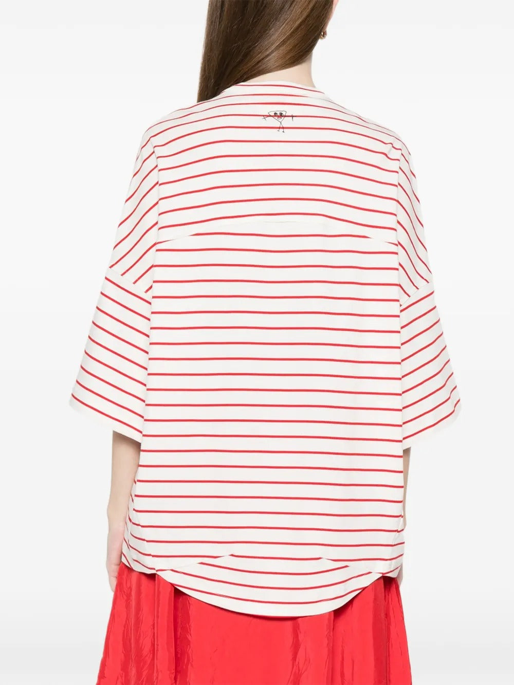 PLAN C STRIPED T-SHIRT