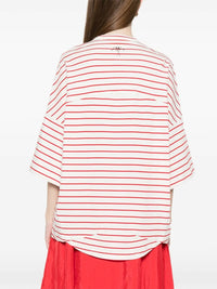 PLAN C STRIPED T-SHIRT