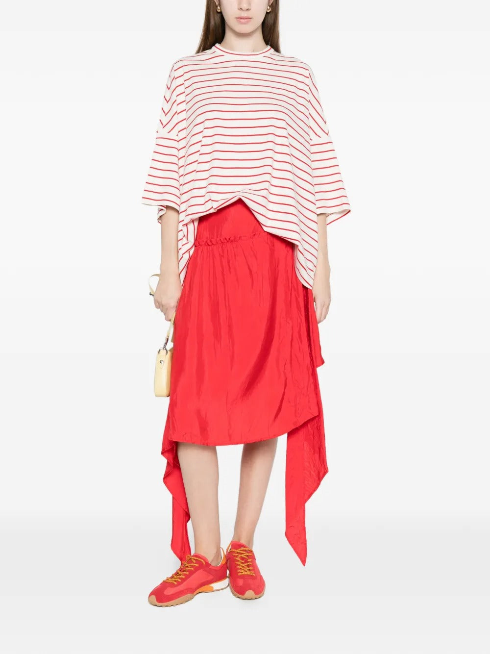 PLAN C ASYMMETRIC SKIRT