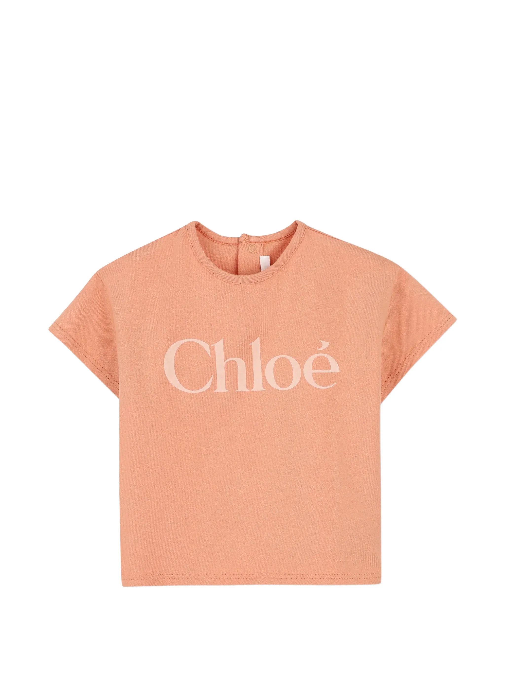 CHLOE-CHLOE LOGO T-SHIRT