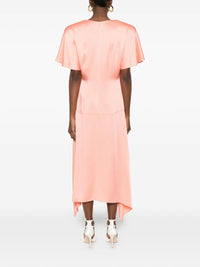 STELLA MC CARTNEY SATIN V NECK DRESS