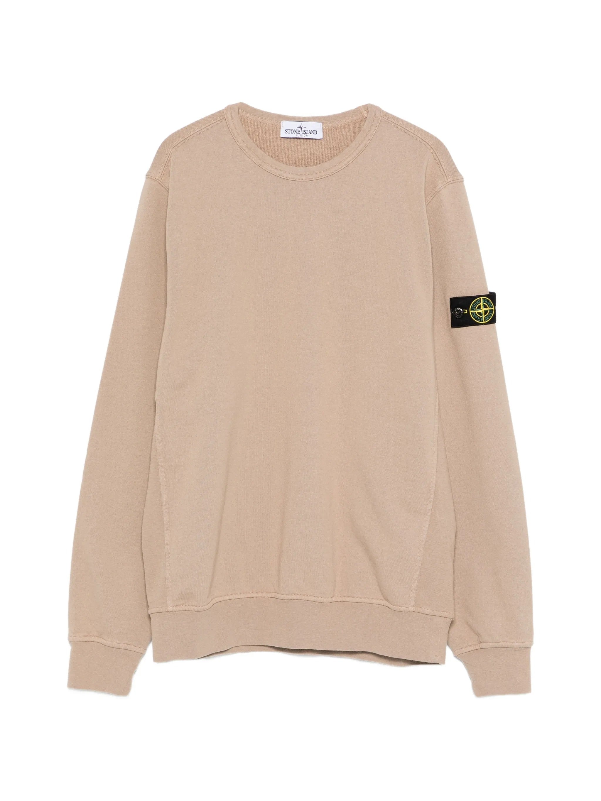 STONE ISLAND LOGO PATCH SWEAT