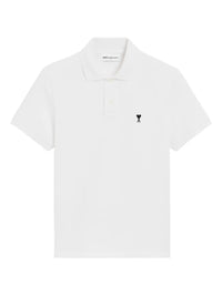 AMI PARIS CONTRAST ADC POLO