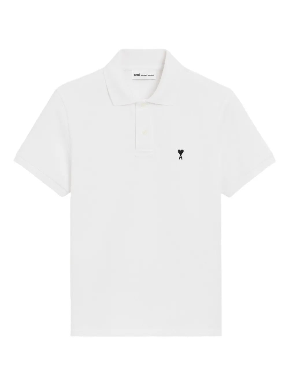 AMI PARIS CONTRAST ADC POLO