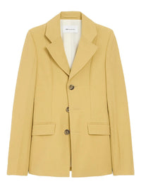 AMI PARIS SINGLE BREASTED FITTED JACKET