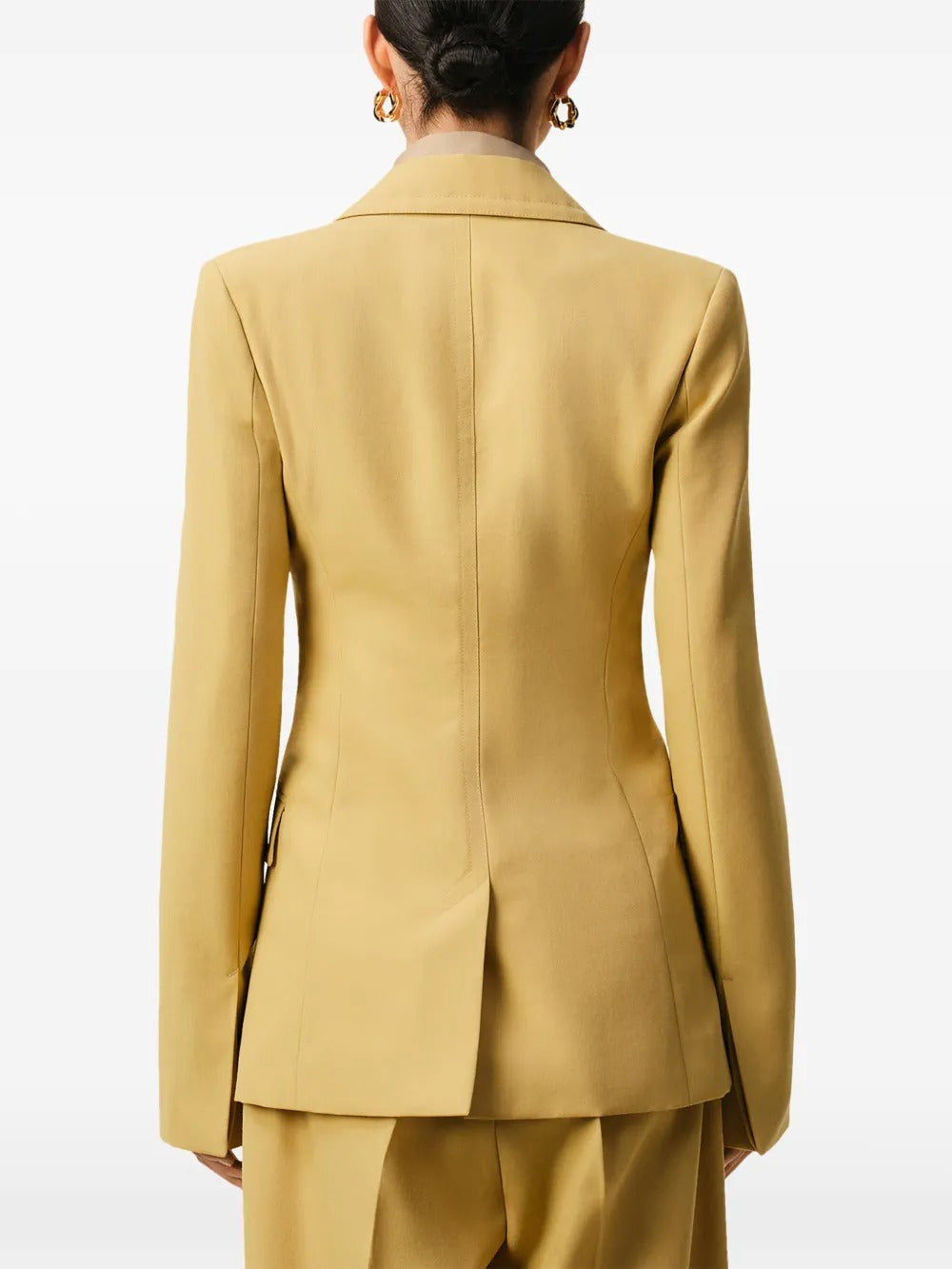 AMI PARIS SINGLE BREASTED FITTED JACKET