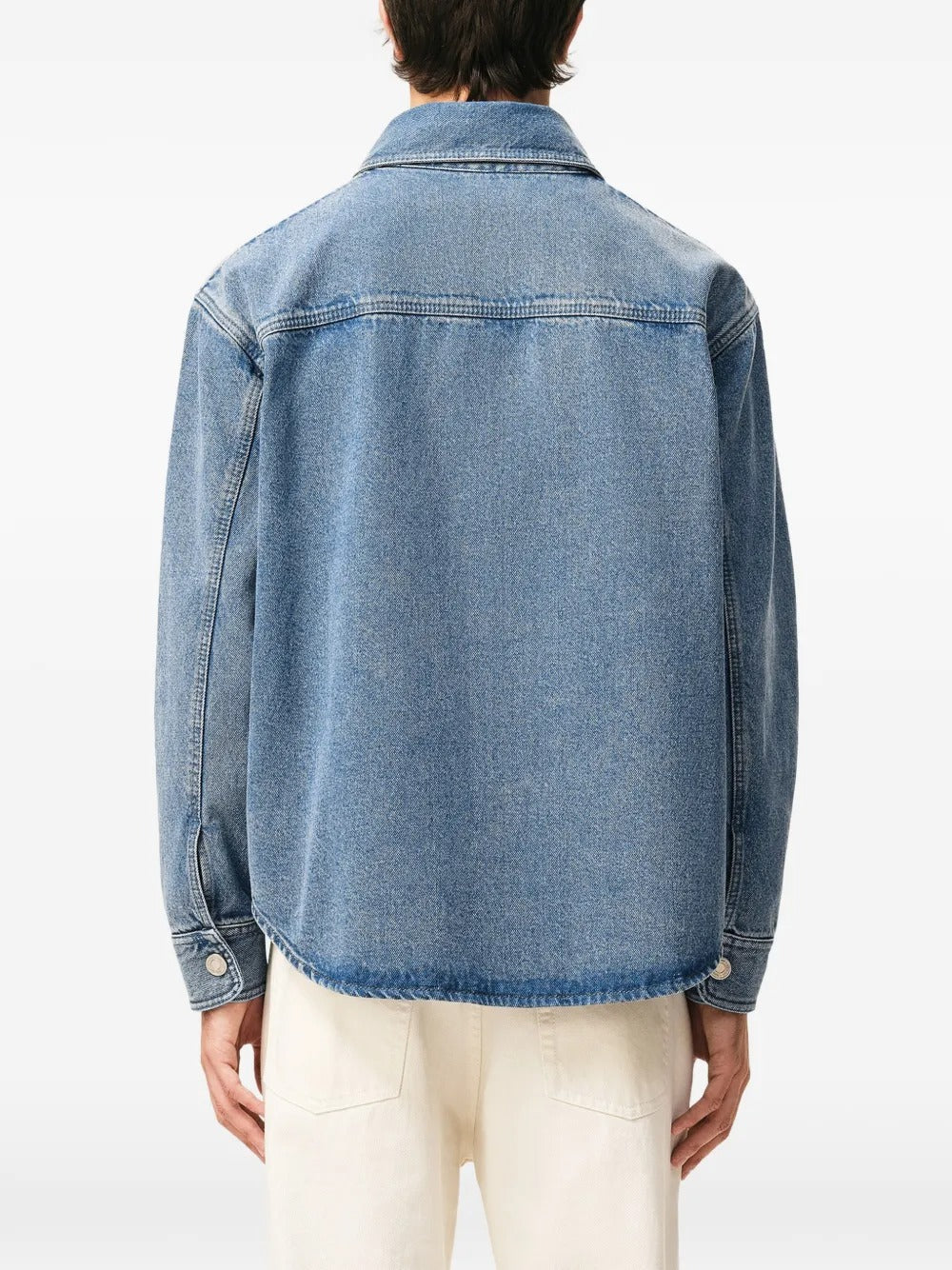AMI PARIS CROCHET ADC DENIM SHIRT