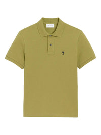 AMI PARIS CONTRAST ADC POLO