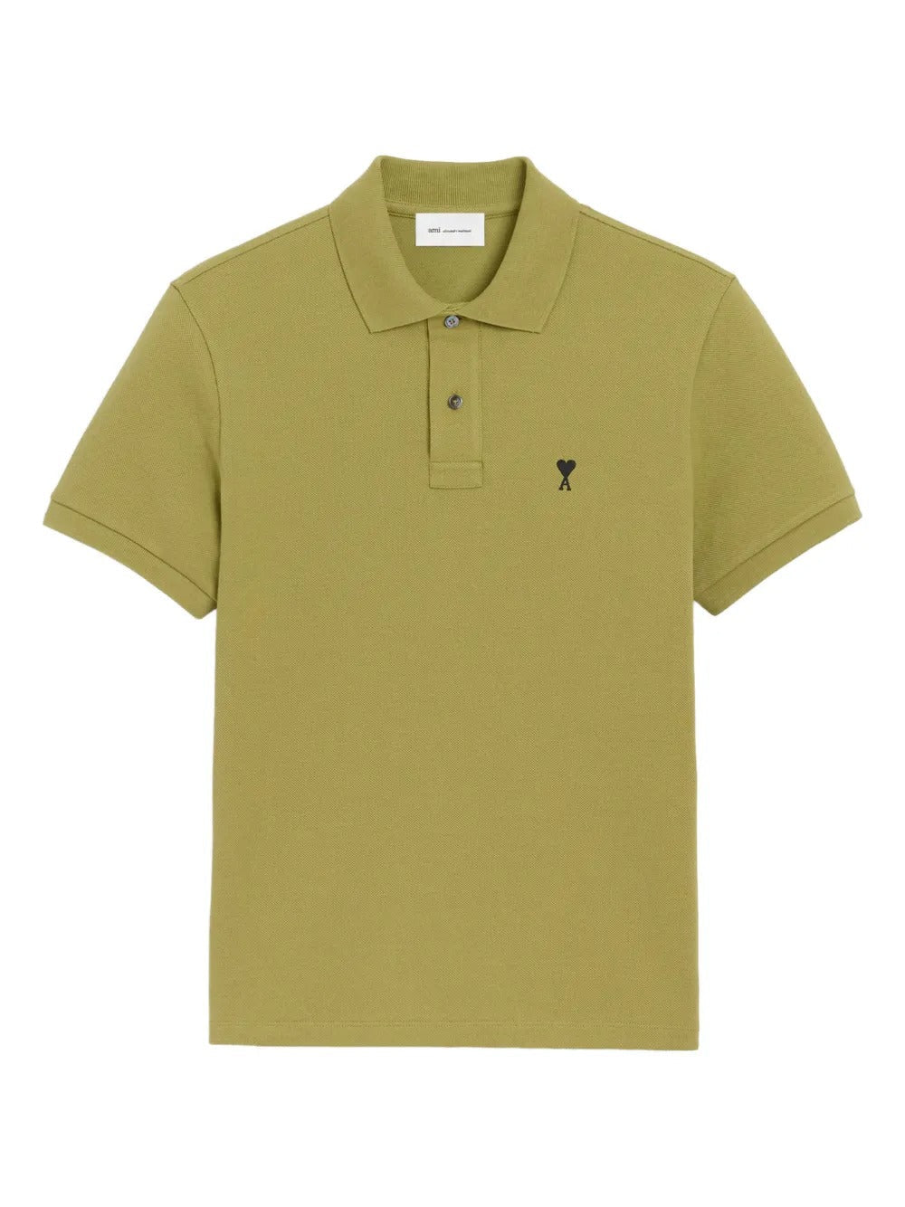 AMI PARIS CONTRAST ADC POLO