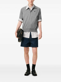 AMI PARIS CONTRAST ADC POLO