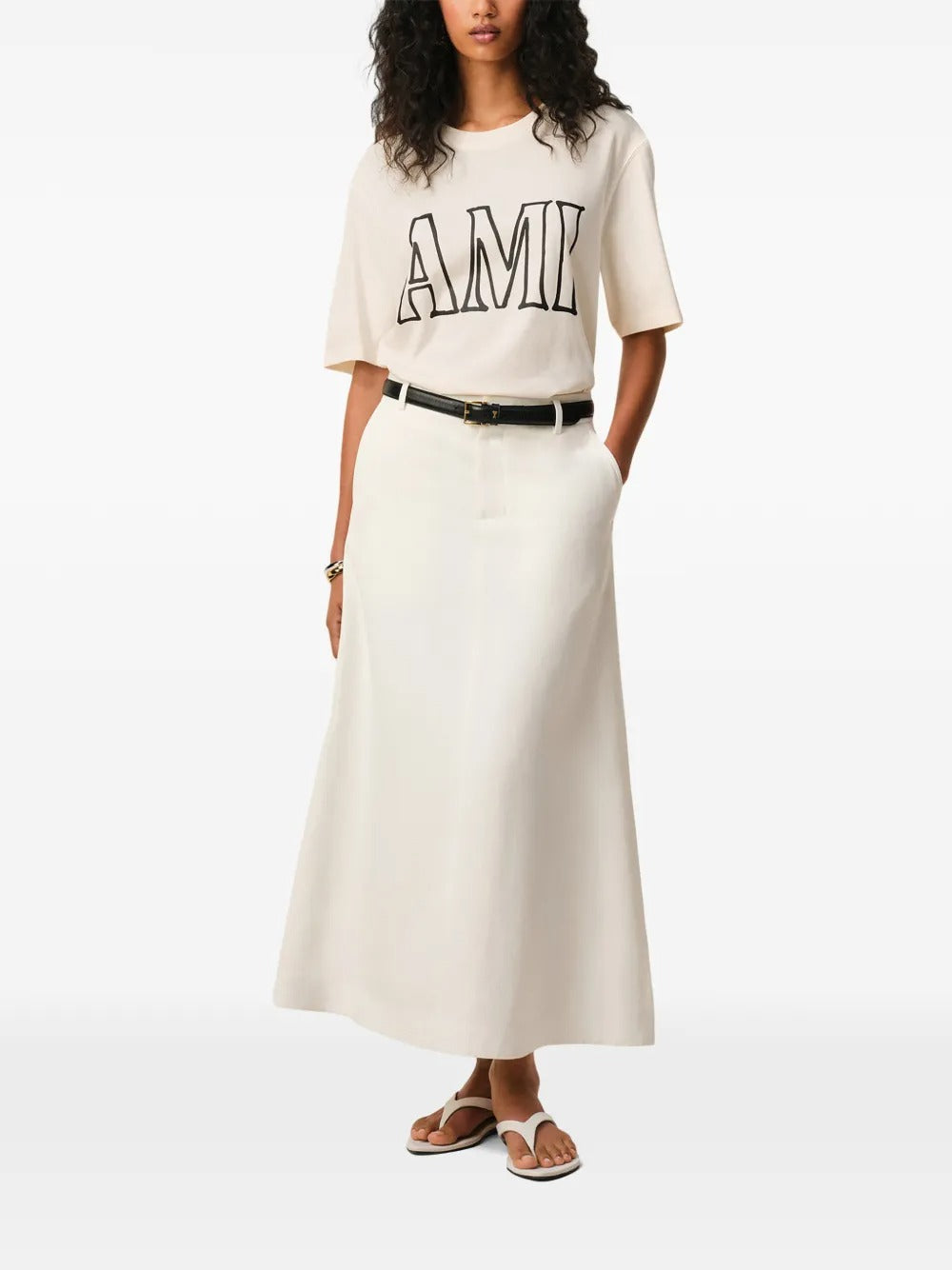 AMI PARIS LOGO BOXY TEE