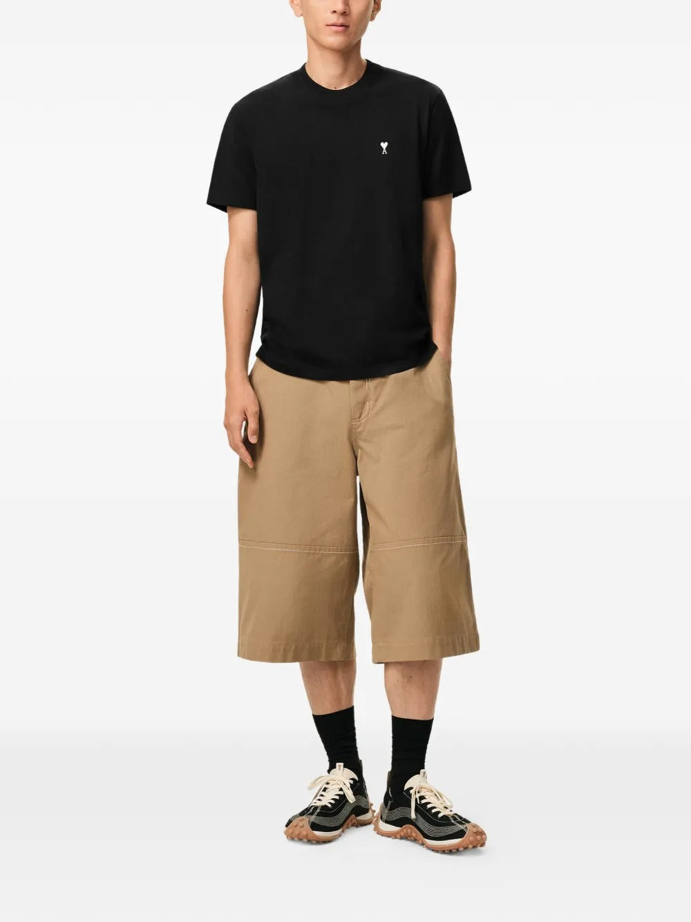 AMI PARIS CONTRASTED ADC TSHIRT