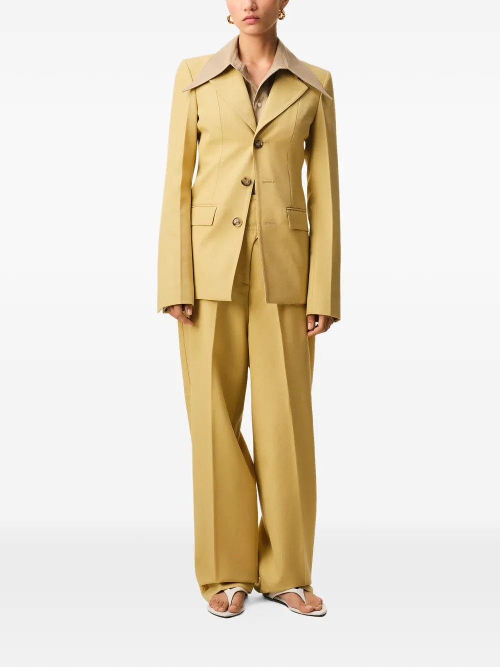 AMI PARIS WRAPPED BELTED TROUSERS