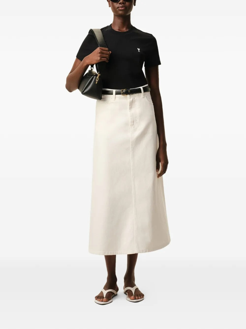 AMI PARIS ADC CROPPED T-SHIRT