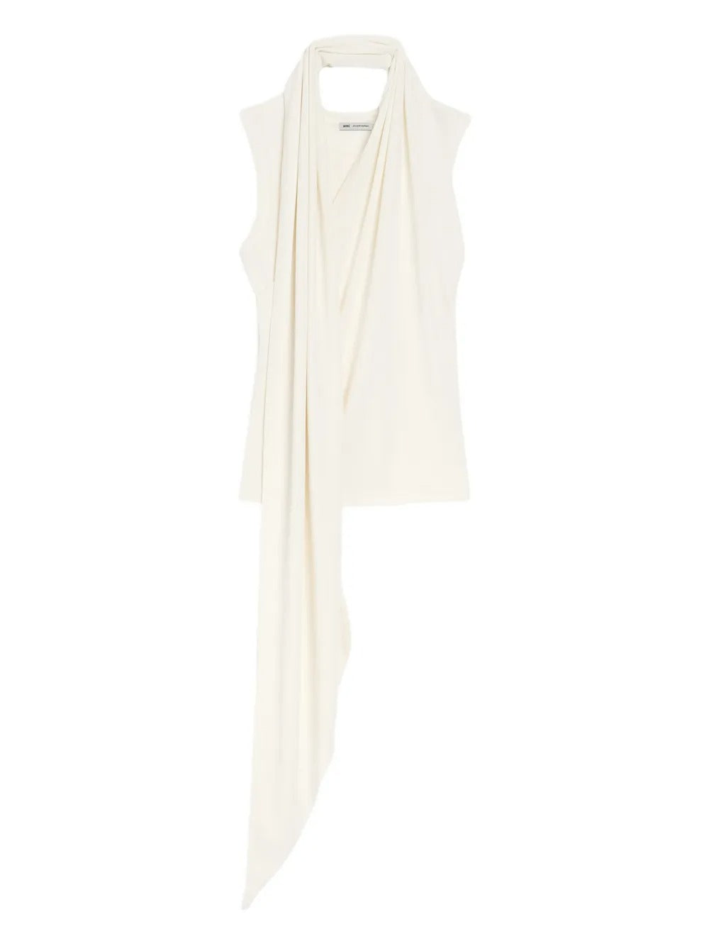 AMI PARIS SLEEVELESS LAVALLIERE TOP