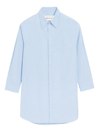 AMI PARIS STRIPED SHIRT DRESS