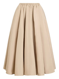 PATOU ELASTICATED MIDI SKIRT