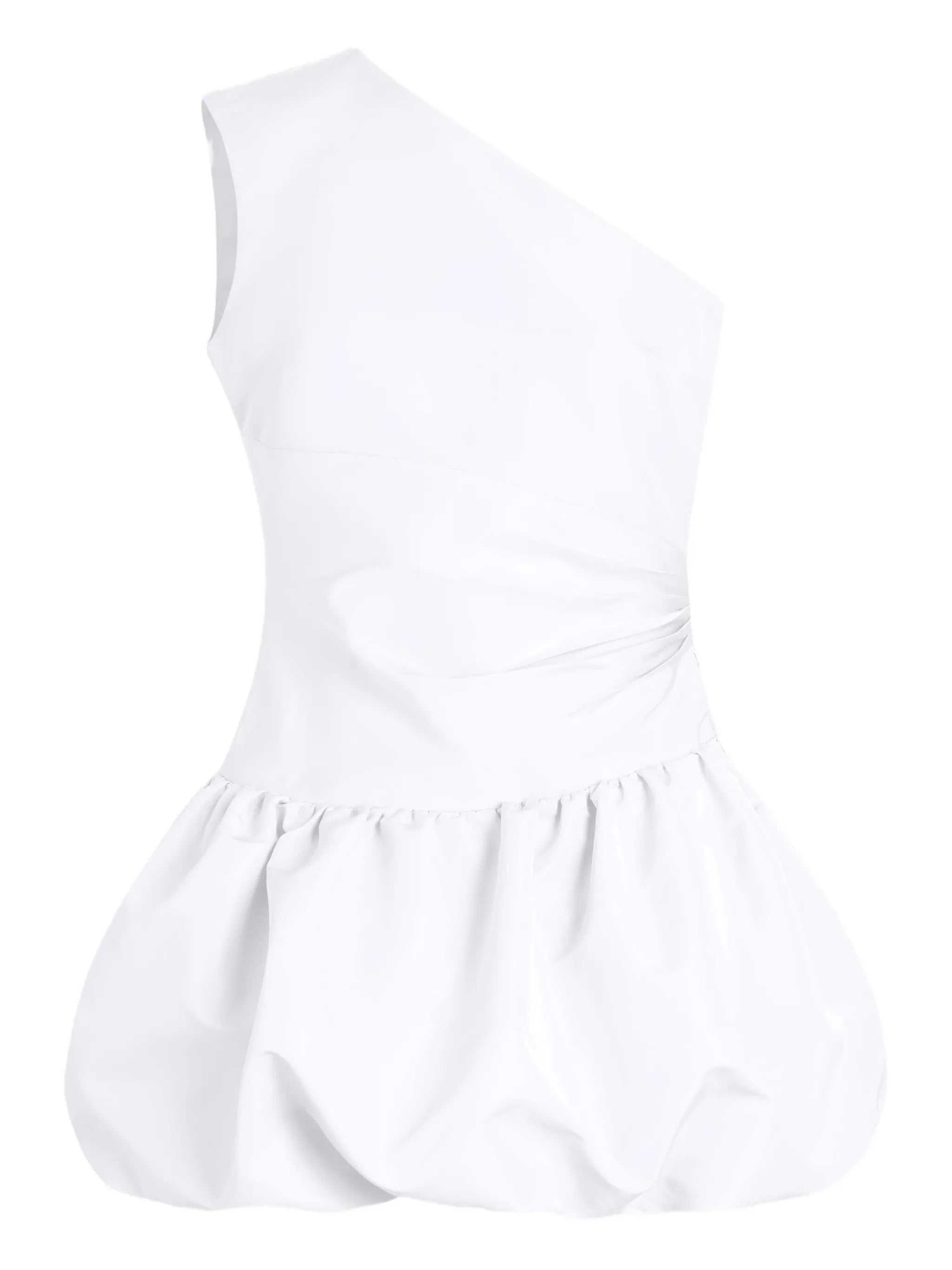 PATOU ONE SHOULDER BLOOMER MINI