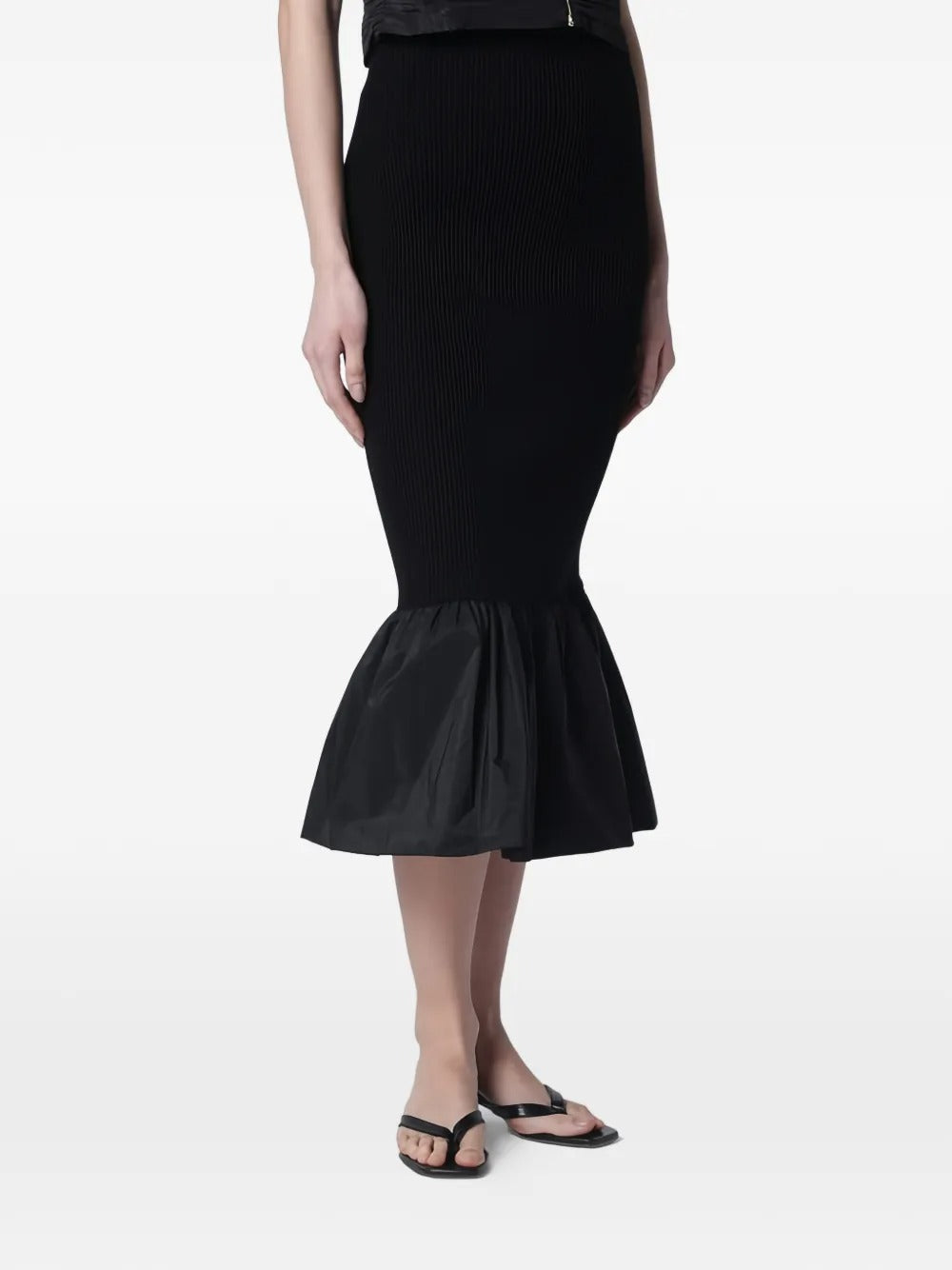 PATOU MIX FAILLE LONG SKIRT