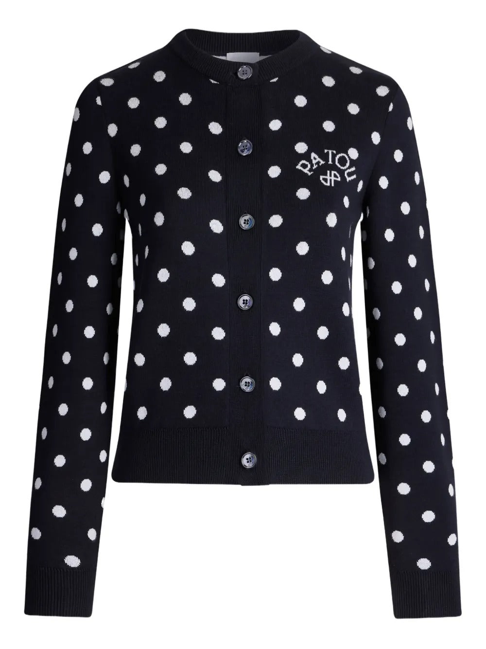 PATOU POLKA DOT CARDIGAN