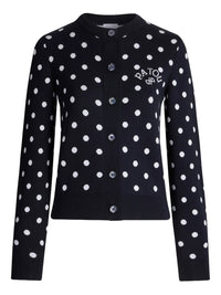 PATOU POLKA DOT CARDIGAN