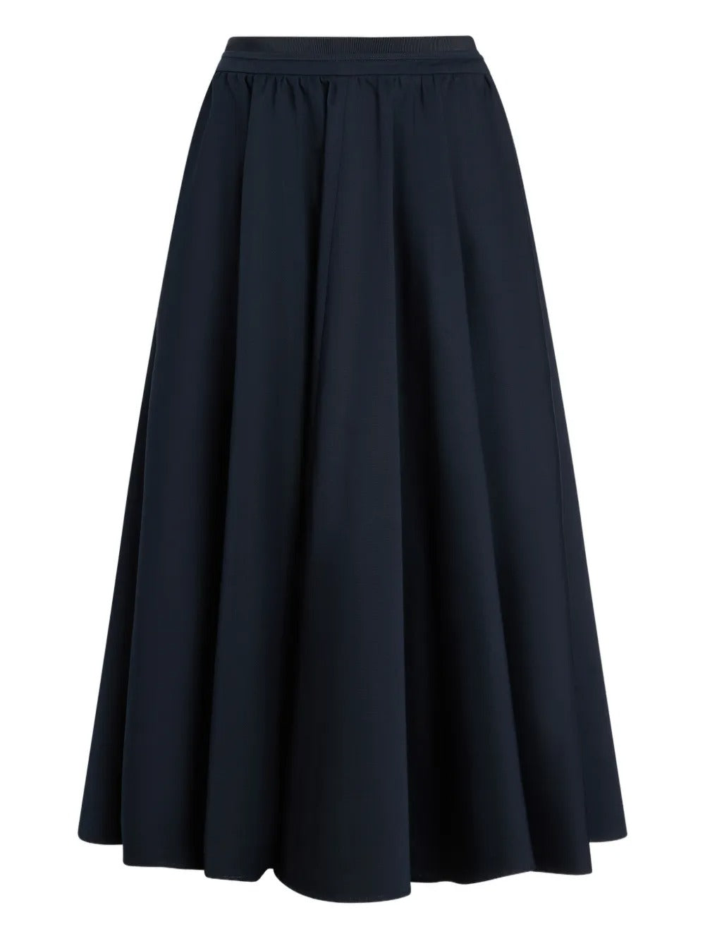 PATOU ELASTICATED MIDI SKIRT