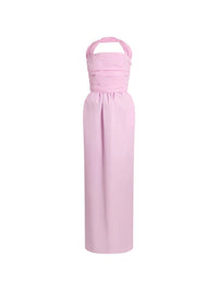 PATOU HALTERNECK LONG DRESS