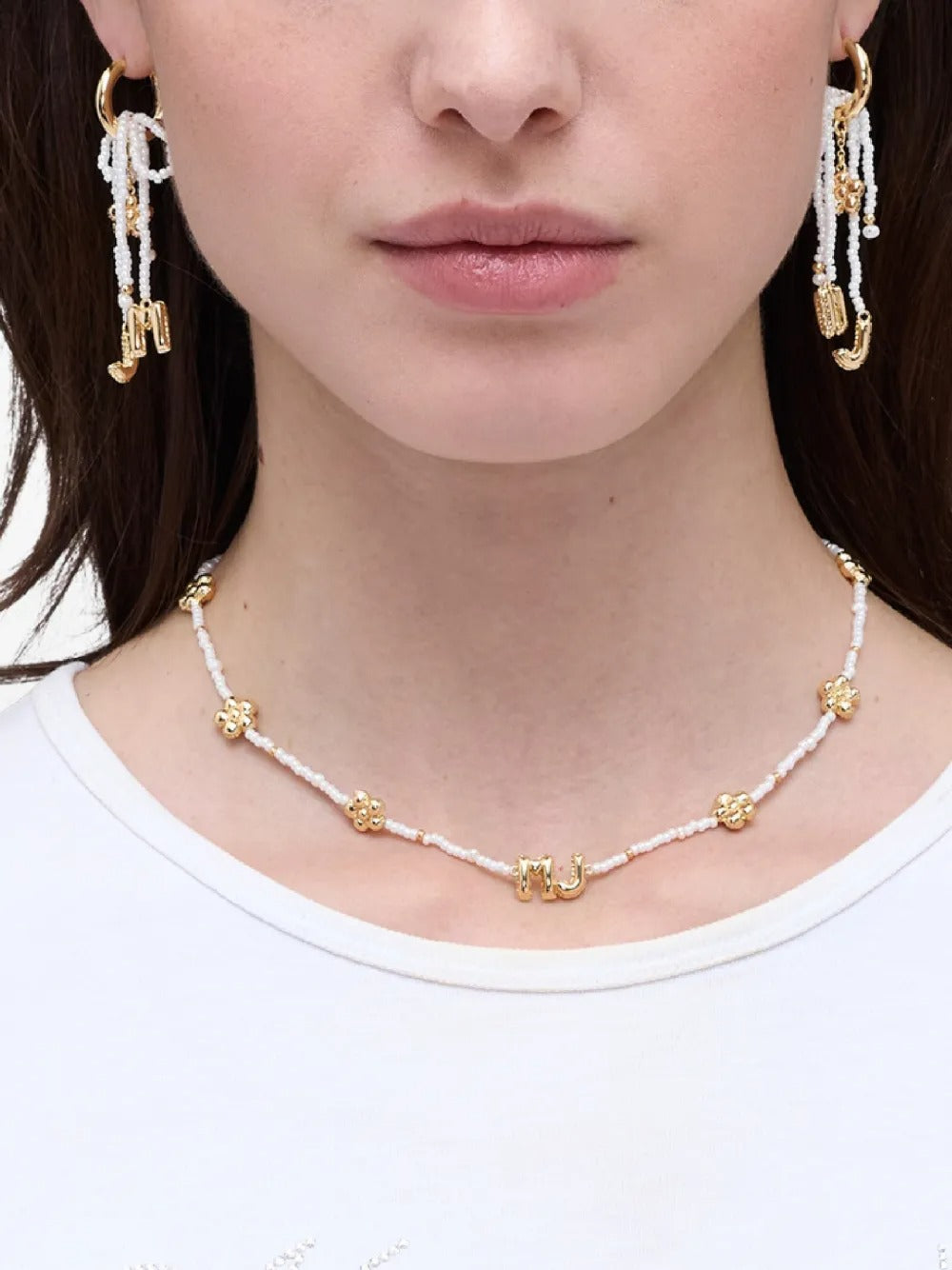 MARC JACOBS MJ BALLOON BEADED NECKLACE