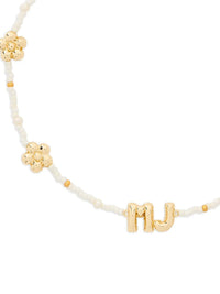 MARC JACOBS MJ BALLOON BEADED NECKLACE
