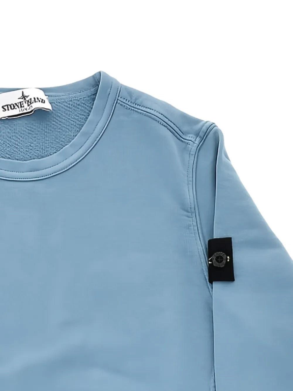STONE ISLAND LOGO PATCH SWEAT