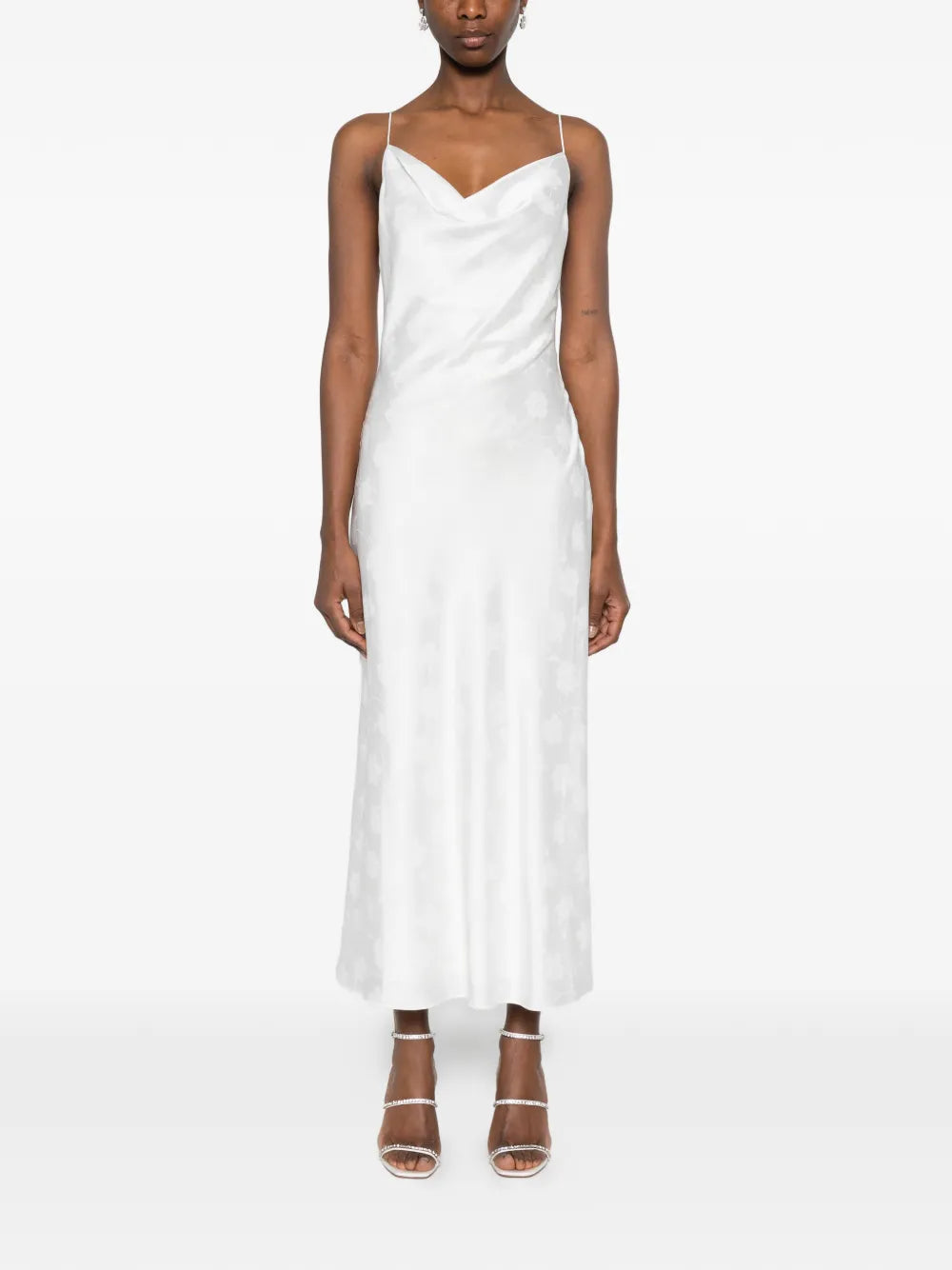 ROTATE MIDI SLIP DRESS