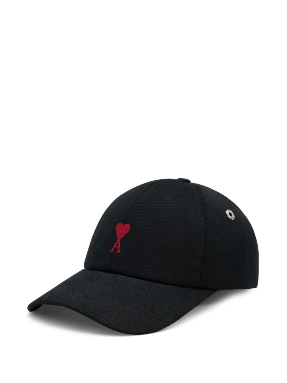 AMI PARIS RED ADC BASEBALL CAP