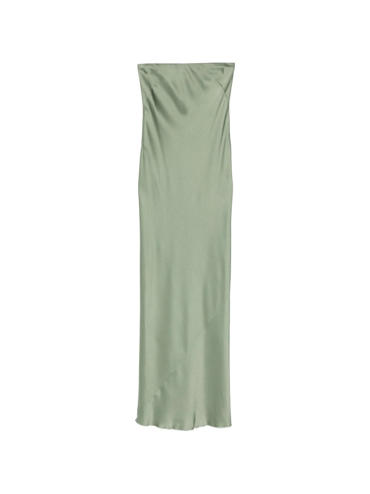 FORTE FORTE SATIN STRAPLESS DRESS