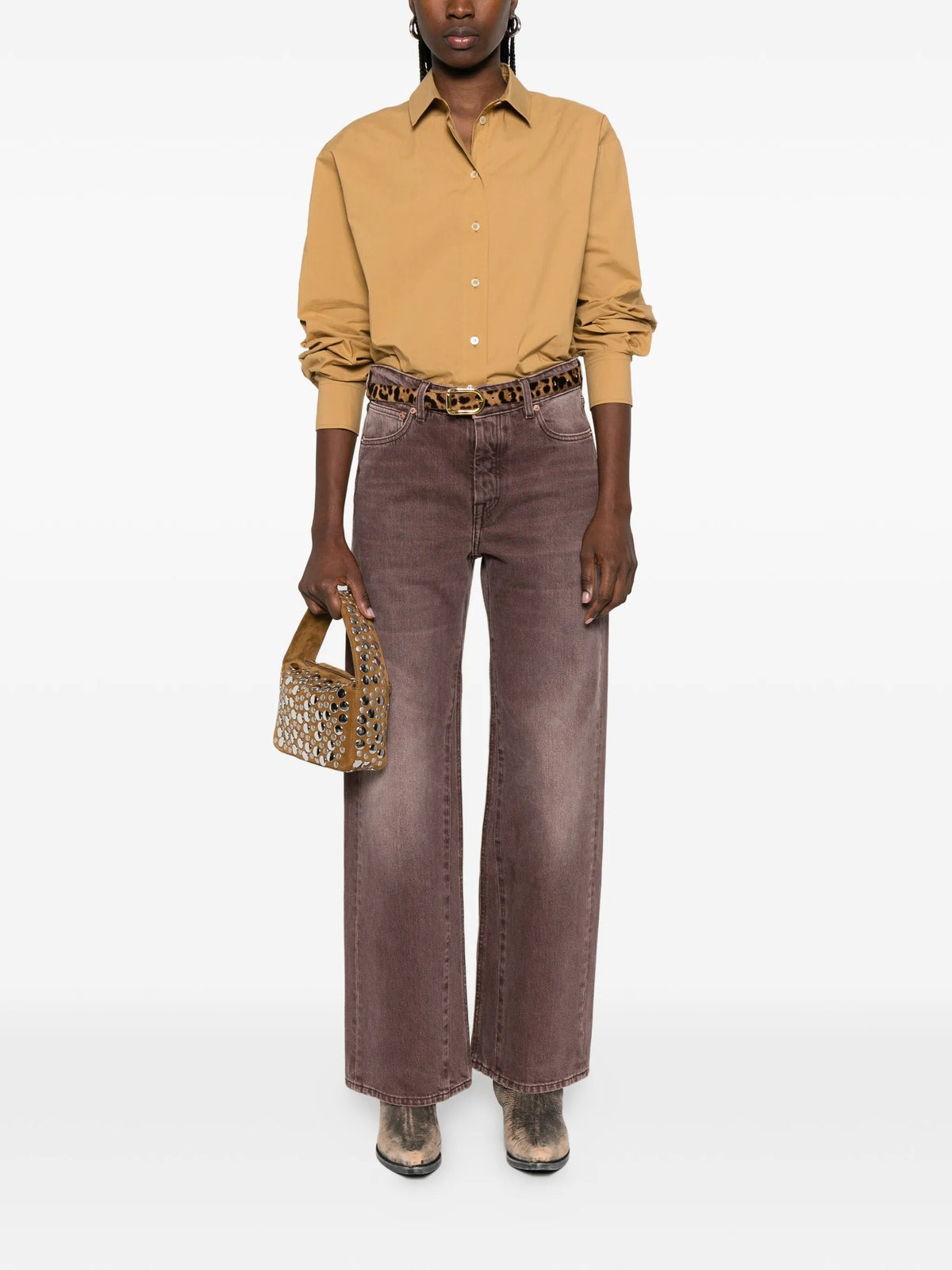 FORTE FORTE CROPPED SHIRT