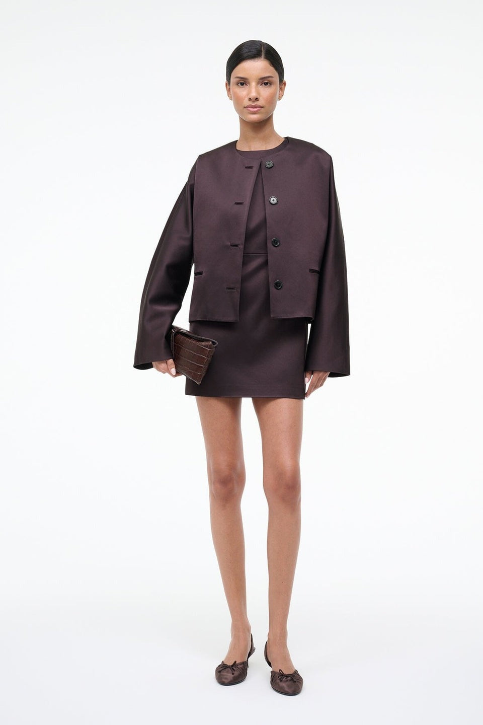 STAUD LIZ CROPPED JACKET