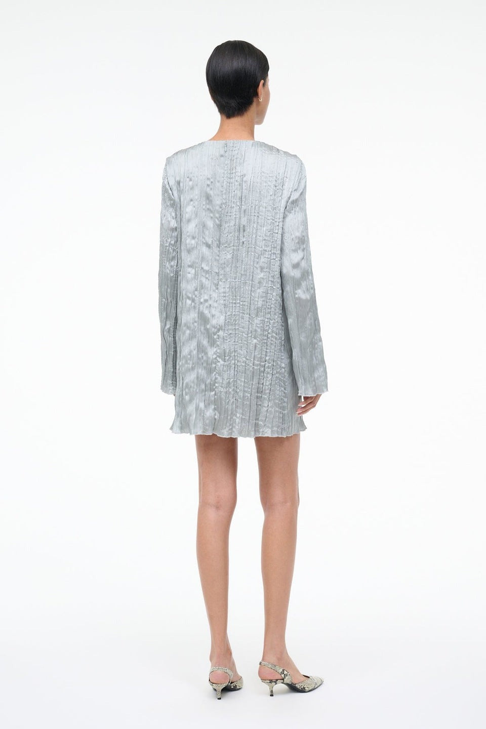 STAUD KONA PLISSE DRESS