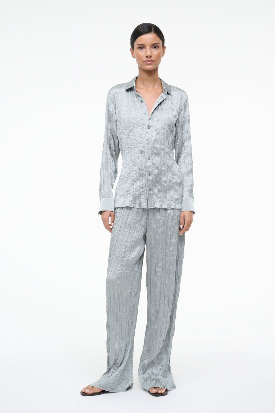 STAUD NAMI PLISSE PANTS