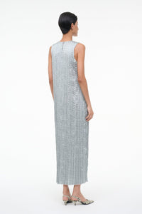STAUD MIZU PLISSE DRESS