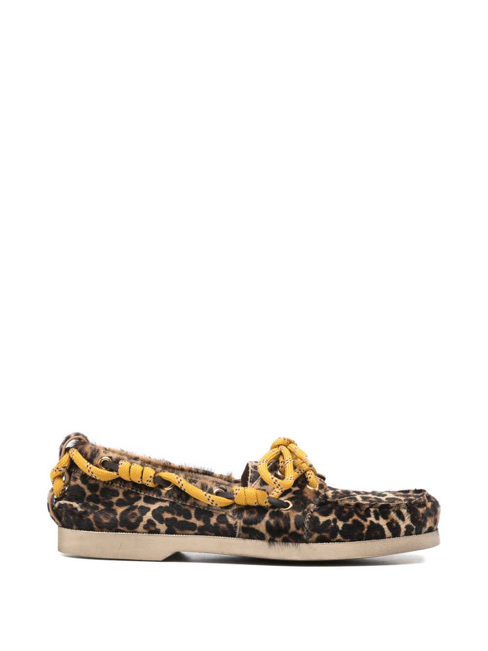 GOLDEN GOOSE LEOPARD CRUISE LOAFERS
