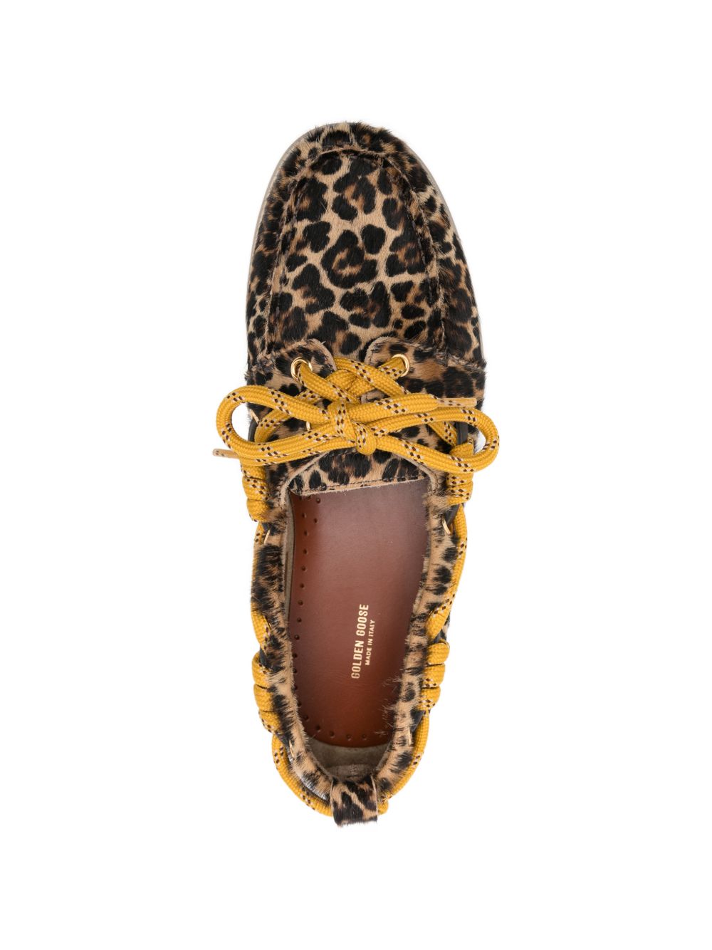 GOLDEN GOOSE LEOPARD CRUISE LOAFERS