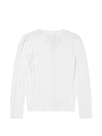 POLO RALPH LAUREN MINI CABLE CARDIGAN