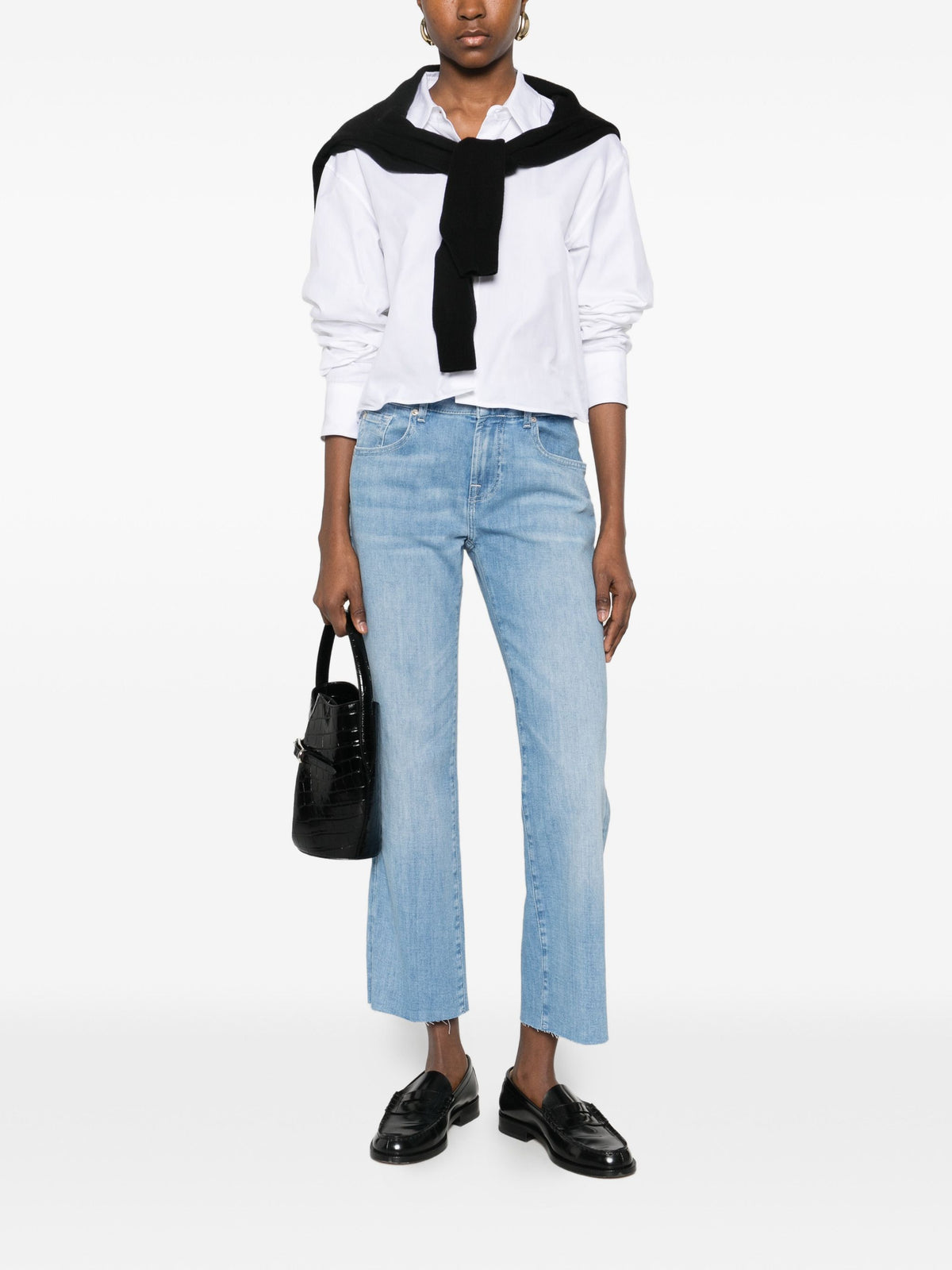 7 FOR ALL MANKIND CALIE STRAIGHT ANKLE