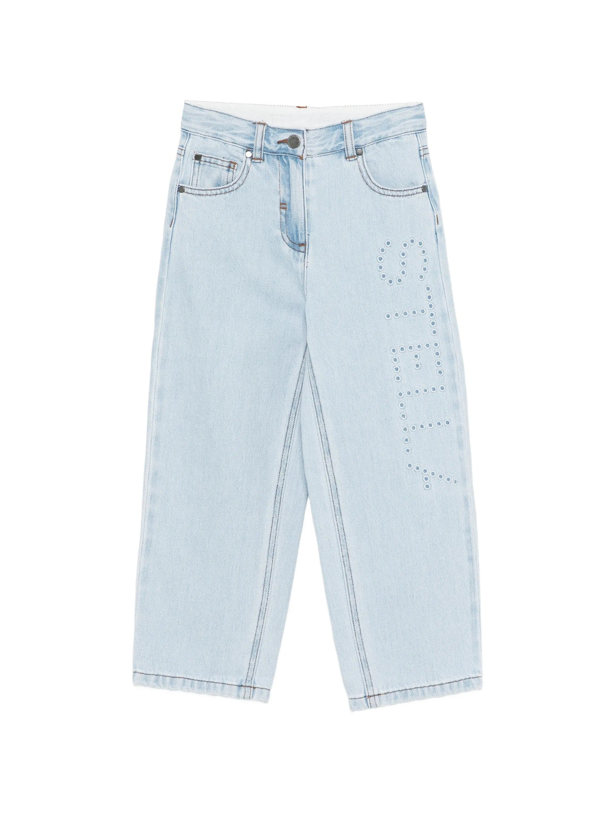 STELLA MC CARTNEY EMBROIDERED JEANS