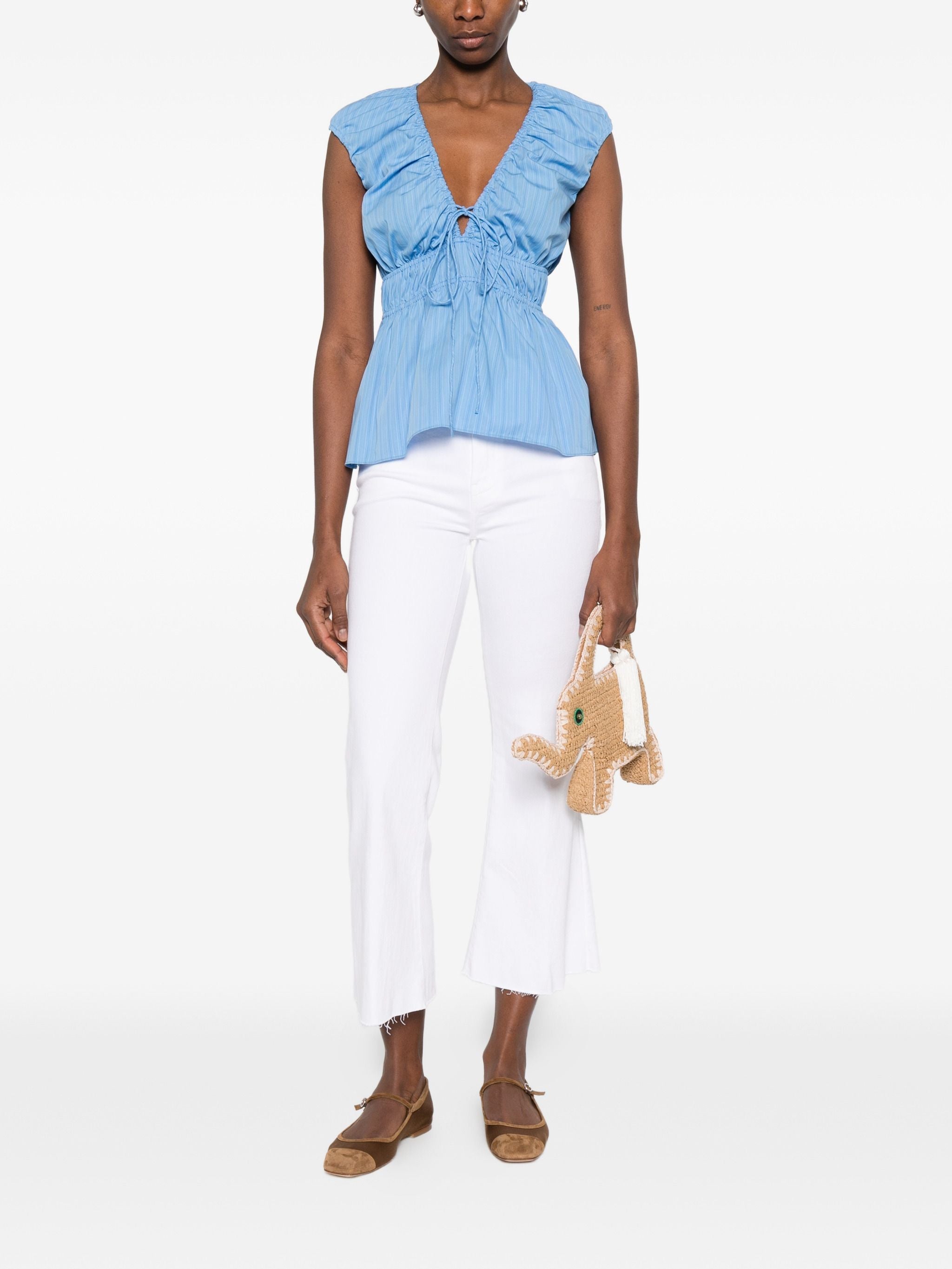 7 FOR ALL MANKIND CROPPED DOJO RAW CUT