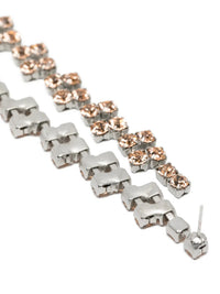 FORTE FORTE CRYSTAL PENDENT EARRINGS