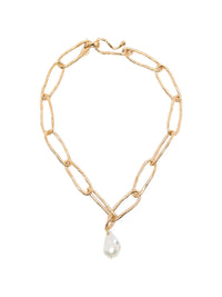 FORTE FORTE CHAIN PEARL NECKLACE