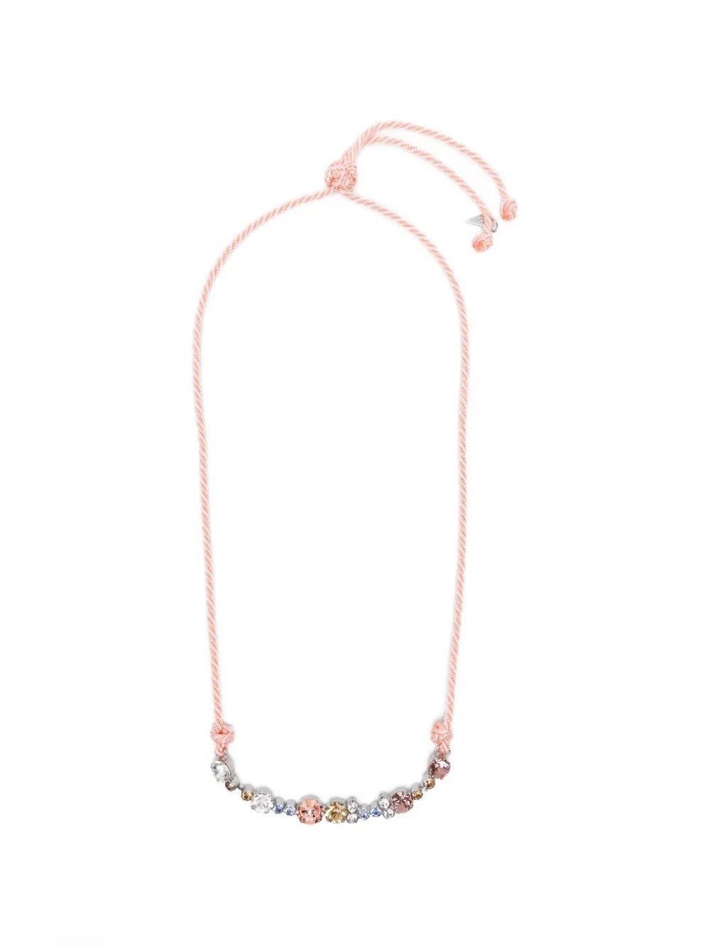 FORTE FORTE BRAIDED CRYSTALS NECKLACE